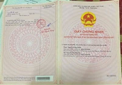 Cần tiền bán gấp 61m2 Full thổ cư tại Tân Xã giáp FPT