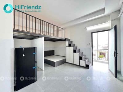 Duplex 2 không gian ngủ full nội thất ban công 40m2 gần đh văn lang