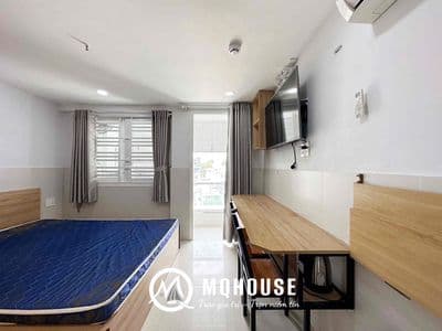 Căn Hộ 30m2 Ban Công, Tách Bếp Tô Hiến Thành Q10_Mới 100%_Thang Máy