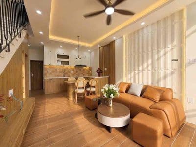 Nhà mới kiệt oto hà huy tập - 2 tầng full nội thất