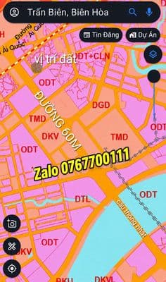 Bán đất ở trung tâm phường Trấn Biên, giao lưu cả đất NN vùng xa