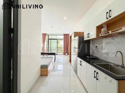 Studio banconl- ánh sáng - đậu được ô tô -full nội thất -giặt riêng