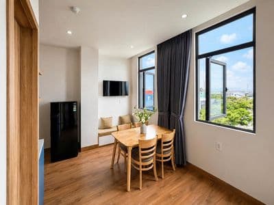 Căn hộ 1 phòng ngủ mới tinh tại khu vực hòa xuân