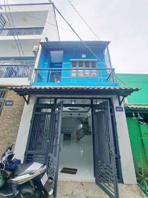 Bán nhà đường số 8 bình tân 4m x 10m 1 lầu suốt shr hoàn công