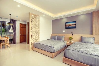 Cho thuê căn hộ 2 giường đường 30/4 quận hải châu, bể bơi, oto đỗ ok