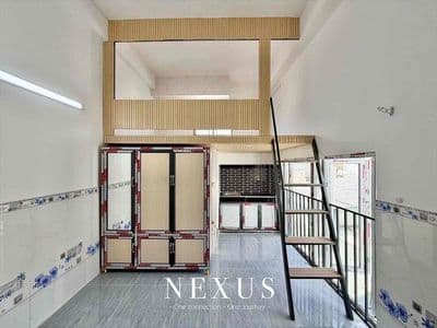 Căn hộ duplex - nhà mới xây sạch sẽ thoáng mát vhu hoà bình tô hiệu