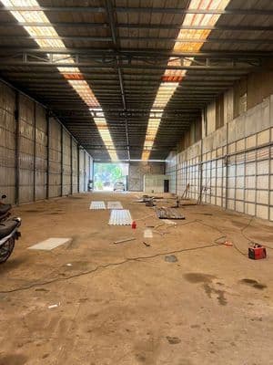Xưởng Cho Thuê 600m gia 45tr xe cong chay 24/24 Có bình điện