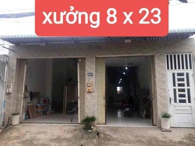Bán Xưởng Đúc 1 Lầu 8x23m, Shr, MT nhựa 10m 1/ Ngắn Tô ký Chợ Ba Bầu