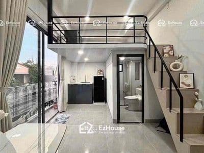 Duplex gác cao bancol mới 100% ngay 4 xã
