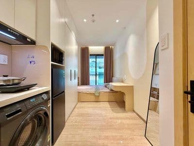 Studio full nt _ ban công_ mới 100%_ngay emart phan huy ích_gần huit
