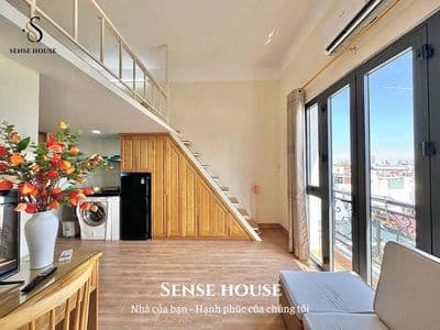 Duplex ban công-máy giặc riêng -lê văn sỹ-quận3
