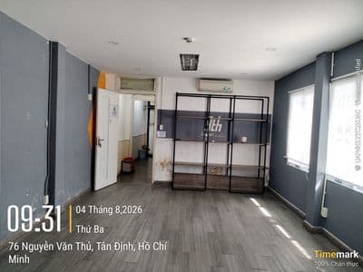 VĂN PHÒNG MẶT TIỀN QUẬN 1, GIÁ RẺ, 30m², 7.5 triệu đ/th, P. Tân Định.