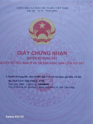 Chính chủ cần bán mảnh đất đẹp 138m² tại lộc an - bảo lâm