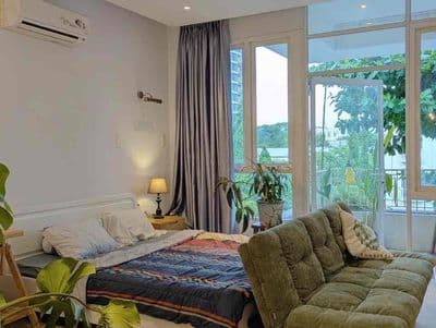 Trống lại căn studio full nội thất tách bếp cvpm quang trung, tô ký