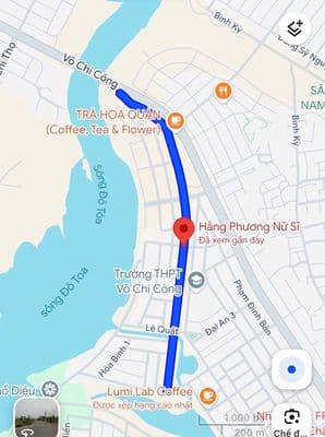Đất đẹp mặt tiền hằng phương nữ sĩ – gần ubnd, chợ, trường học