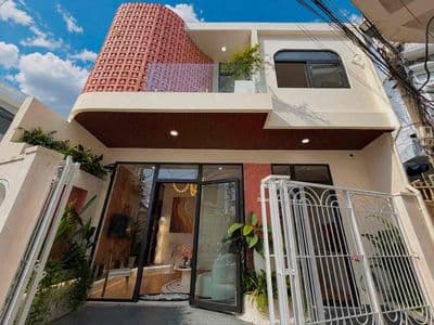 Nhà 2 tầng phong cách tre trung - kiệt hà khê gần biển