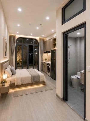 Khai Trương căn hộ full nội thất từ a tới z như hình ngay Lê Văn Lương