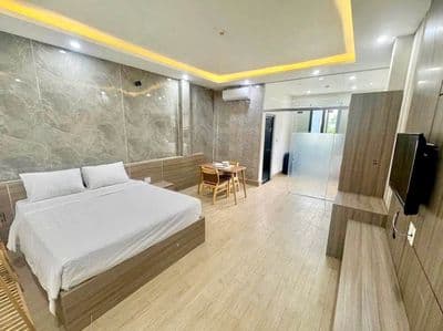 Cho thuê căn hộ 1PN view cầu rồng Hà Thị Thân, Đà Nẵng