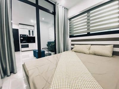 Cho thuê căn hộ mini Cầu Giấy, 4.9tr, có giếng trời