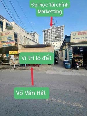 Nền đất mặt tiền đường võ văn hát - 6.99 tỷ/100m2
