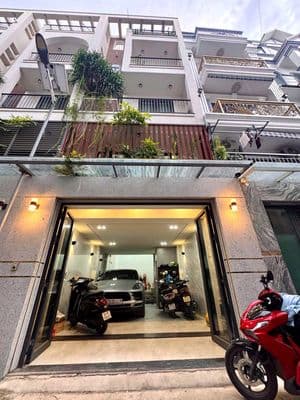 4.4 13m, bán nhà 80/ dương quảng hàm, gara ô tô, 5 t, p5 gò vấp- 9 tỷ