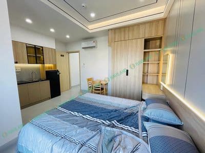 Siêu phẩm studio hòa xuân đầy đủ nội thất có ban công