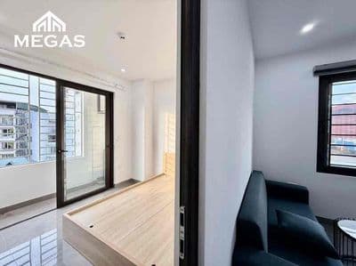 1phòng ngủ tăch bếp rộng 30m2 đầy đủ tiện nghi, ngay đầm sen