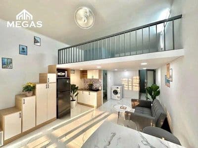 Cho thuê căn hộ duplex ban công - full nội thất sát đại học sư