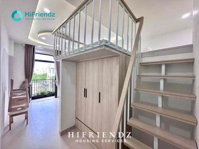 Cho thuê căn gác duplex ban công đầy đủ nội thất mới quận 8