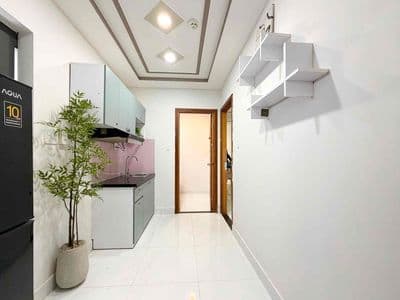 Cho thuê studio 2pn full nt cửa sổ trời-thang máy-khu thích quảng đức