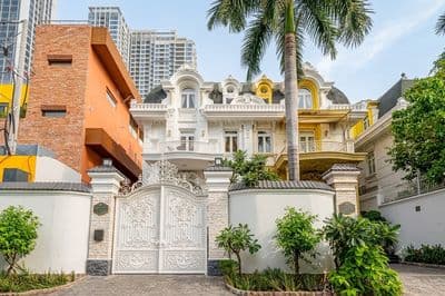 Biệt thự khu luxury thảo điền quận 2- hầm 3 lầu full nt