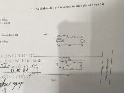 Bán đất 2 mặt tiền tặng nhà hai tầng, nở hậu đường Mai Đăng Chơn