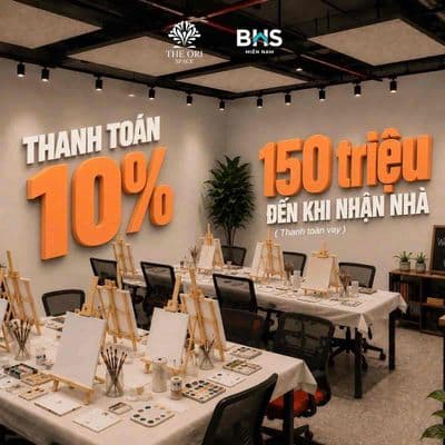 Với 130tr nhận căn hộ chung cư tm the ori- liền kề vinhomes hóc môn