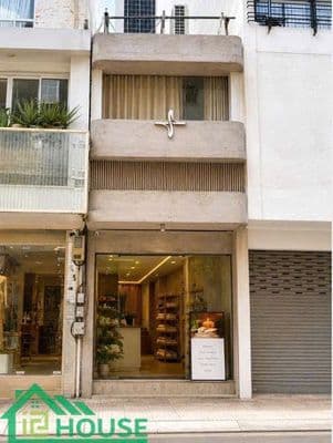 Cho thuê nhà 76 lê thị riêng, bến thành q1, dt 3x16m, trệt 1 lầu -45tr