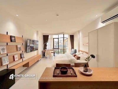 Studio mới full nội thất pmqt huflit