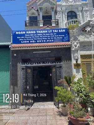 Ngân hàng thanh lý tài sản: KDC Lê Phong, Dĩ An, Bình Dương
