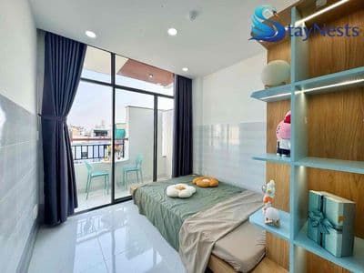 Studio ban công - full nội thất ngay khuông việt
