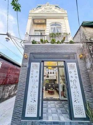 Cho thuê nhà trệt lầu mới đẹp full nội thất góc 2 mặt tiền hẻm 553