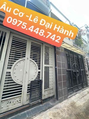 HẺM OTO - 6 10m2 - Âu Cơ - Gần Vòng Xoay Lê Đại Hành - Chỉ 6 T.ỷ 5