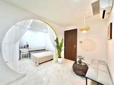 Căn hộ 1pn - thoáng mát - full nội thất - sân rộng - lê quang định