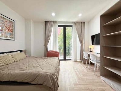 Cho thuê căn hộ 1pn bancol út tịch full nội thất ngay ngã 4 bảy hiền