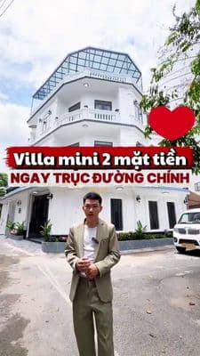 Bán Villa Mini 2 Mặt Tiền 1 Trệt 2 Lầu Sân Thượng 8.45 Tỷ