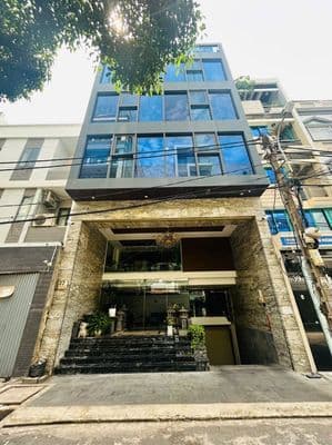 Tòa nhà Nguyễn Bá Tuyển, Tân Bình, DT 8x20 - Hầm 4 Lầu Thang máy