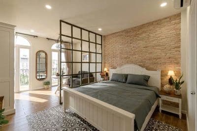Căn hộ studio vintage xinh xắn full đồ, chỉ việc xách vali vào ở