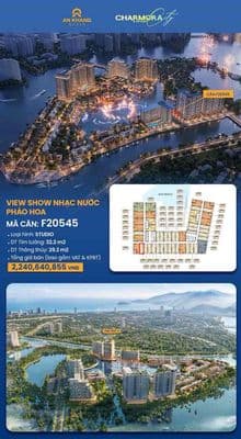 Với 2 tỷ có căn hộ view pháo hoa charmora city