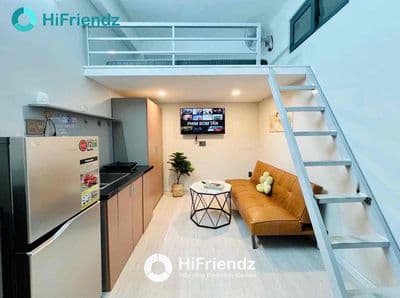 Trống sẵn duplex full nội thất a-z có ban công ngay ngã tư bốn xã