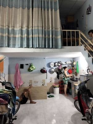 nhà đt 27 m2 gác lửng hẻm xe máy