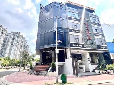 Cho thuê toà nhà góc 3 mt, 6x20m, hầm trệt 4 lầu thang máy 85 triệu