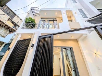 NHÀ MỚI 45m2 - Sát hẻm xe hơi thông Nguyễn Văn Đậu,Bình Thạnh