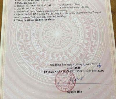 bán đất MT Võ Chí Công sát góc Huỳnh Lắm